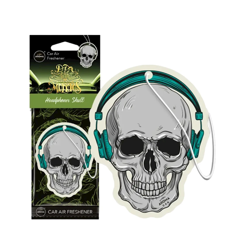 Ароматизатор для автомобиля Aroma Car Headphones skull, подвесной