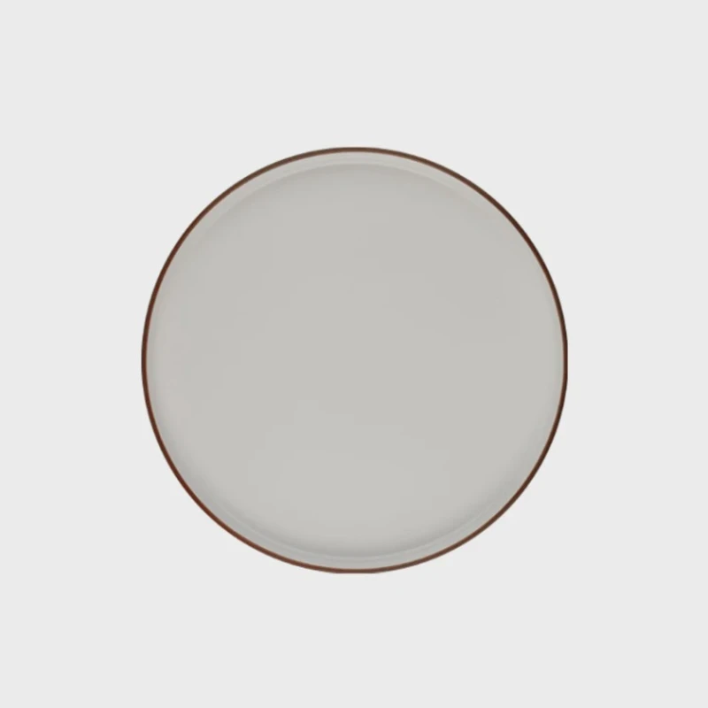 Boşqab ID-Fine Modest Brown Stolt, farfor, ağ/qəhvəyi, 21 sm Boşqab ID-Fine Modest Brown Stolt, farfor, ağ/qəhvəyi, 21 sm