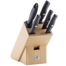 Bıçaq dəsti Zwilling Life 385910010, qara, tiyə 10/16/20 sm, 6 əd