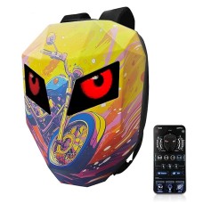 Motosikl çantası LED Eyes with programmable color screen Bike, qara/rəngbərəng
