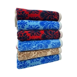 Набор полотенец для лица и рук MiraNova 002, хлопок, разноцветный, 50x90 см, 10 шт