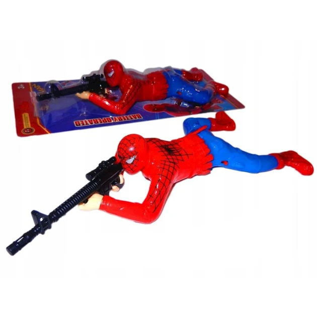 Ползучий Человек-паук 611-1, со звуковыми и световыми эффектом, 33 см