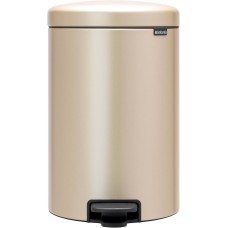 Zibil vedrəsi pedal ilə Brabantia NewIcon Metallic Gold, 20 l