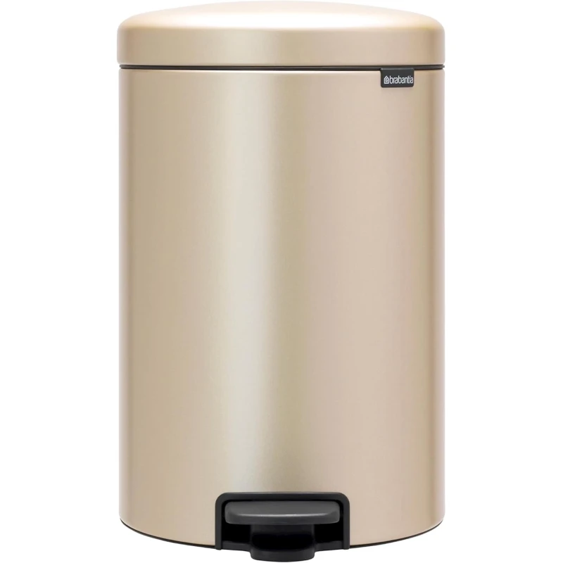 Мусорное ведро с педалью Brabantia NewIcon Metallic Gold, 20 л