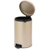 Мусорное ведро с педалью Brabantia NewIcon Metallic Gold, 20 л