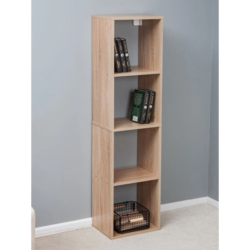 Стеллаж Letta, бежевый, ЛДСП, 36x139x28 см Стеллаж Letta, бежевый, ЛДСП, 36x139x28 см