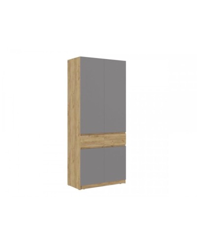 Şkaf Art Mebel Art-60-30, bej/boz, laminat, 210х60х50 sm