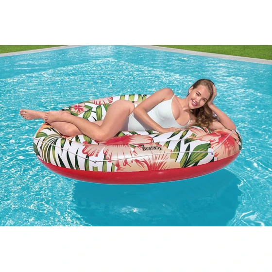 Надувной круг Bestway Peaceful Palms, 147 x 22 см