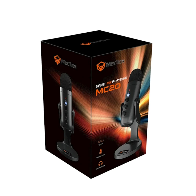 Микрофон Meetion MT-MC20 Black Микрофон Meetion MT-MC20 Black