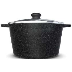 Кастрюля Neva Granite, 3 л, алюминий, черная