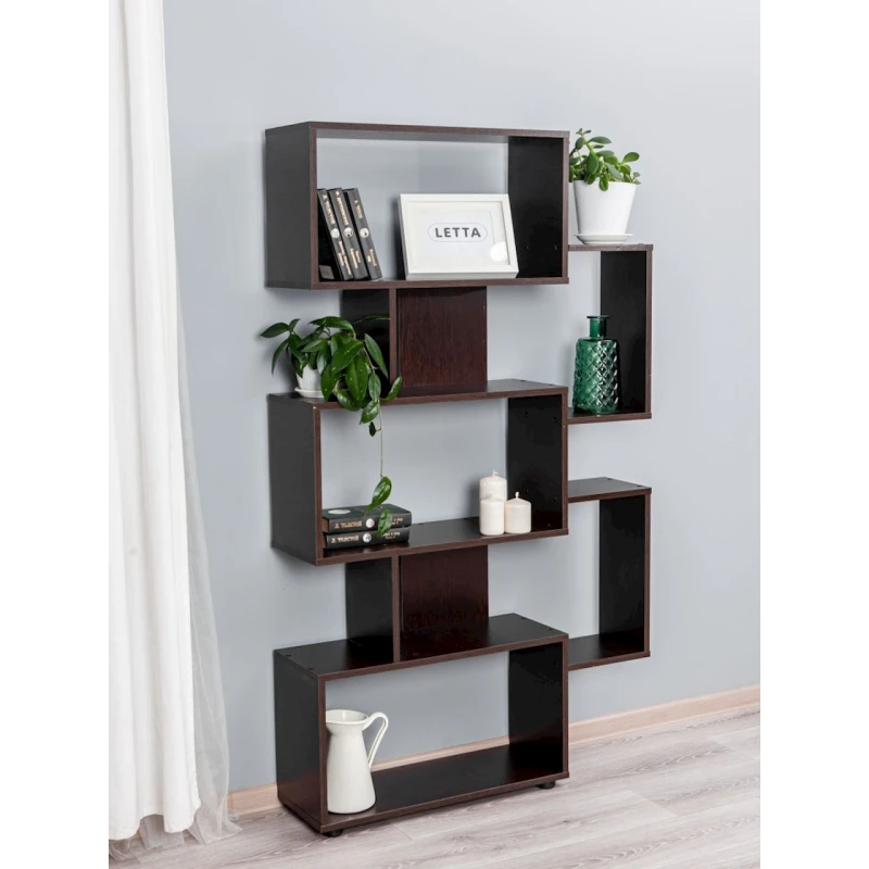 Stellaj Letta LDSP, qara, 160x25x80 sm Stellaj Letta LDSP, qara, 160x25x80 sm