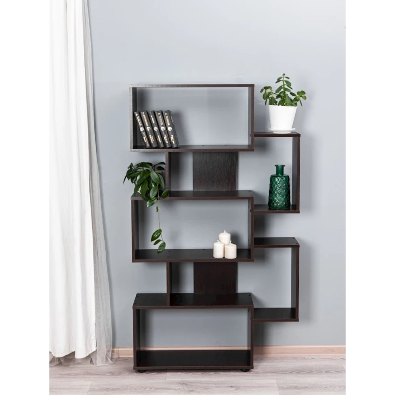 Stellaj Letta LDSP, qara, 160x25x80 sm Stellaj Letta LDSP, qara, 160x25x80 sm