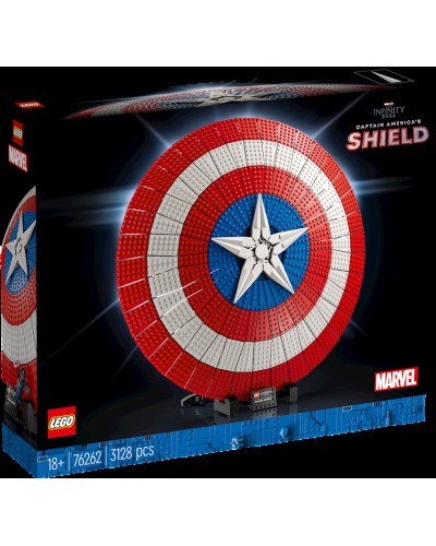 Konstruktor LEGO Marvel Captain America's Shield 76262, 18+ yaş, 3128 əd