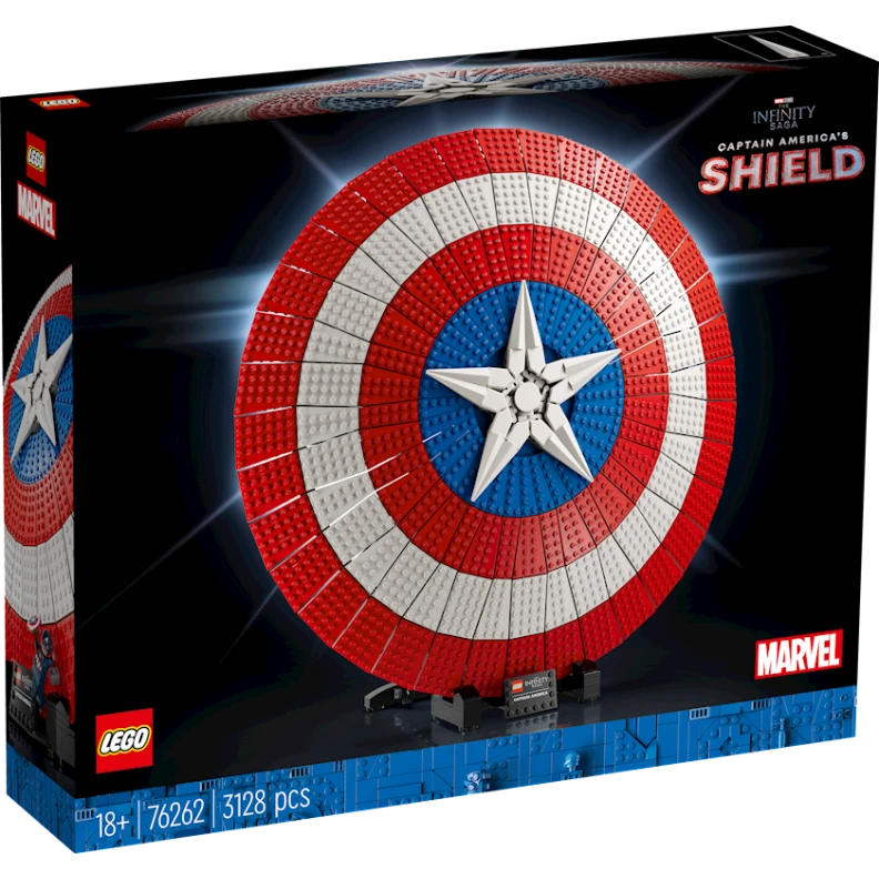 Конструктор LEGO Marvel Captain America's Shield 76262, 18+ лет, 3128 шт