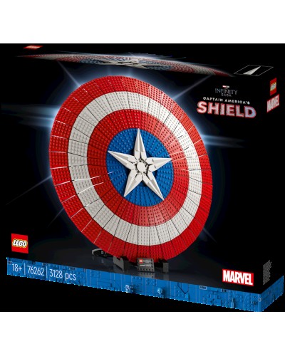 Konstruktor LEGO Marvel Captain America's Shield 76262, 18+ yaş, 3128 əd