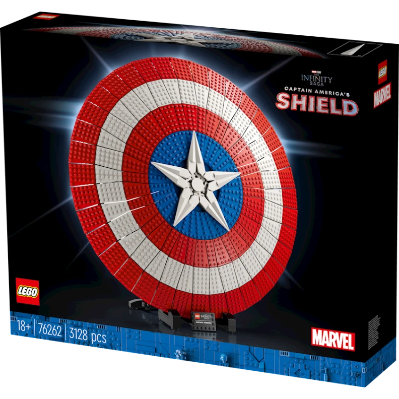 Конструктор LEGO Marvel Captain America's Shield 76262, 18+ лет, 3128 шт