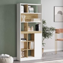 Stellaj Ev Plus ev_13111201, LDSP, ağ/bej, 1700x300x750 mm