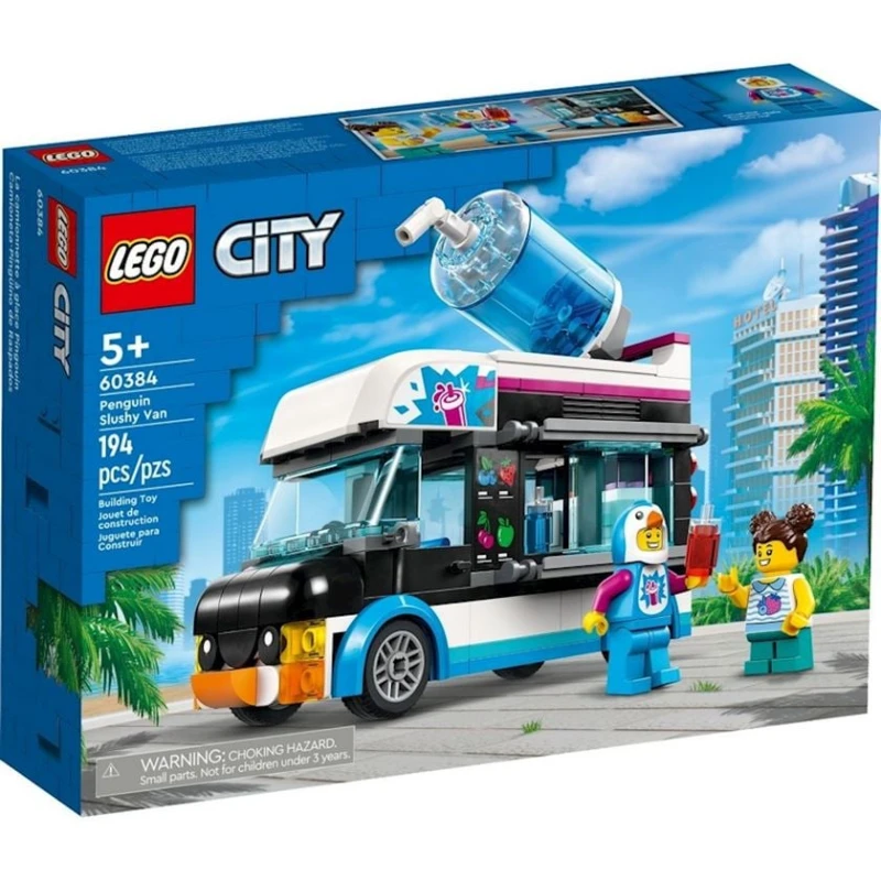 Конструктор LEGO City Penguin Slushy Van 60384, 5+ лет, 194 элементов