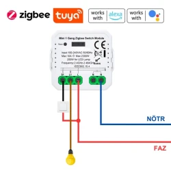 Умное реле Novato Tuya Mini ZigBee с одним выходом - ZRM-01