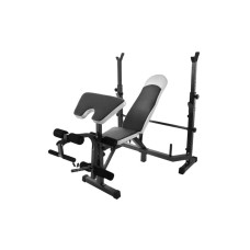 Jım üçün universal skamya LN-2235, polad, qara