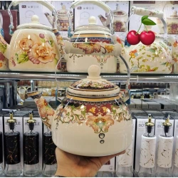 Чайник Chaynikov SF-836, эмаль, белый, 2.8 л