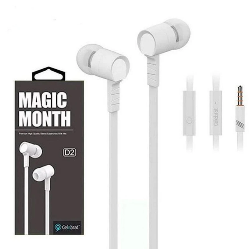 Проводные наушники Celebrat Yison D2 White