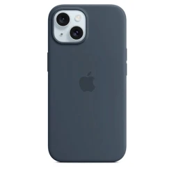 Чехол Apple Silicone Case with MagSafe A3123 для iPhone 15 Storm Blue (MT0N3ZM/A)