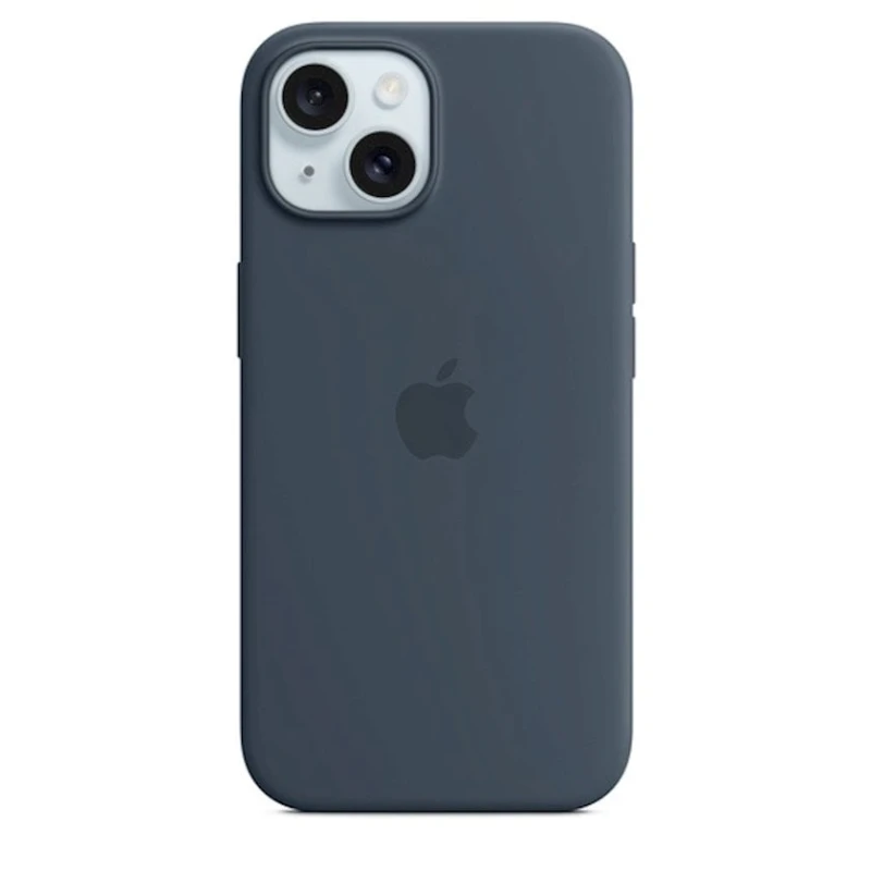 Чехол Apple Silicone Case with MagSafe A3123 для iPhone 15 Storm Blue (MT0N3ZM/A)