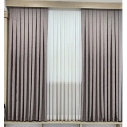 Шторы, нейлон/велюр/полиэстер, фиолетовые, 300x300 см Шторы, нейлон/велюр/полиэстер, фиолетовые, 300x300 см