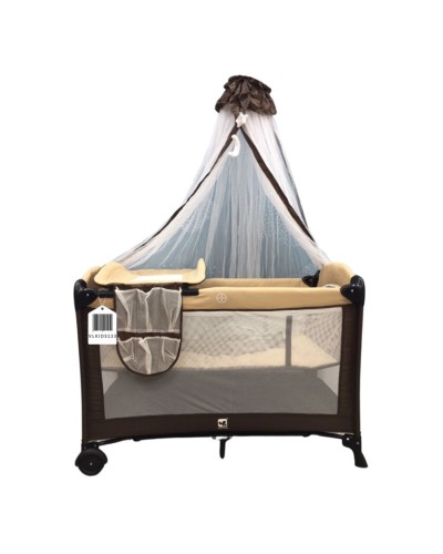 Manej-çarpayı Cool Baby VL-KIDS-133, bej, 120х60х75 sm