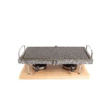 Qril isitmə ilə Hom-me 105575, 41x22x15 sm, mərmər, boz