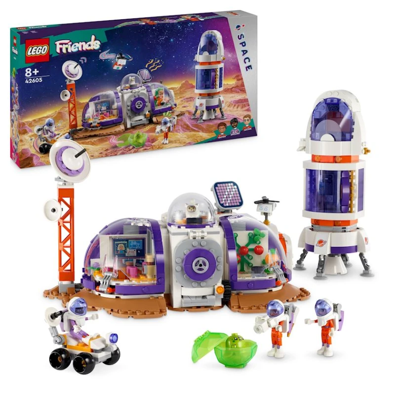 Конструктор LEGO Friends Mars Space Base and Rocket 42605, 8+ лет, 981 деталь