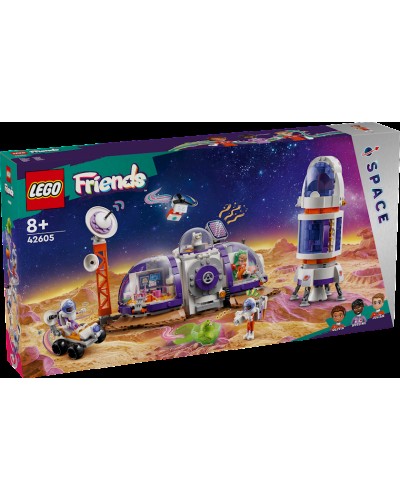 Konstruktor LEGO Friends Mars Space Base and Rocket 42605, 8+ yaş, 981 detal