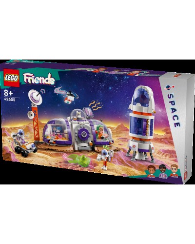 Konstruktor LEGO Friends Mars Space Base and Rocket 42605, 8+ yaş, 981 detal