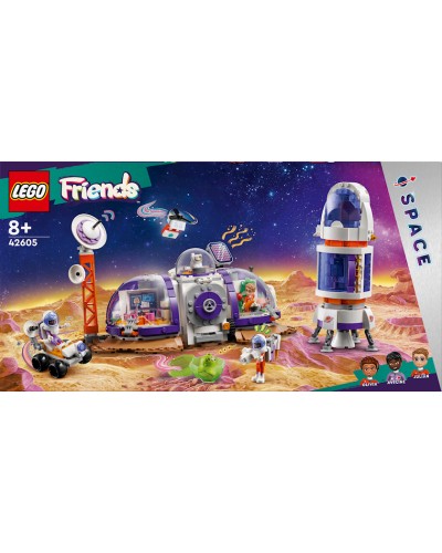 Konstruktor LEGO Friends Mars Space Base and Rocket 42605, 8+ yaş, 981 detal
