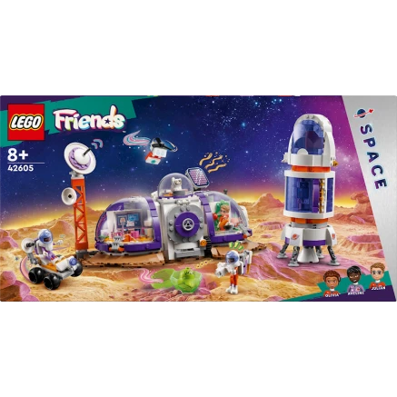 Конструктор LEGO Friends Mars Space Base and Rocket 42605, 8+ лет, 981 деталь