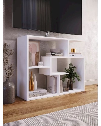 TV üçün tumba 3563_LETNEWTumHomeWh, LDSP, ağ, 73x28x90 sm