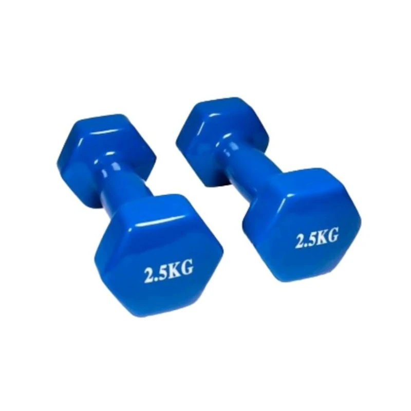 Набор гантелей alostore_2000090, 2 шт x 2.5 кг, синий