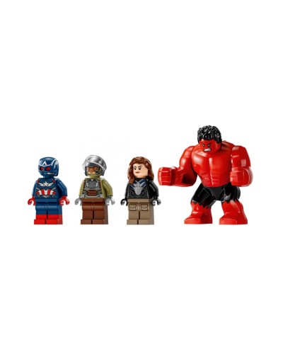 Konstruktor LEGO Marvel Super Heroes: 76292 Captain America Vs. Red Hulk Battle, 223 element, 8+ yaş