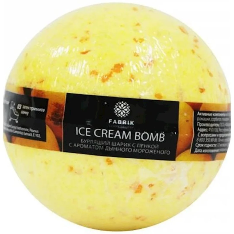 Бомбочки для ванны Fabrik Cosmetology Дынное мороженое 120 г Бомбочки для ванны Fabrik Cosmetology Дынное мороженое 120 г