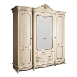 Шкаф Mona Liza, кремовый, 212x65x231 см