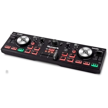 DJ контроллер Numark DJ2GO2 Touch, 86x314x160 мм, 0.340 кг, черный DJ контроллер Numark DJ2GO2 Touch, 86x314x160 мм, 0.340 кг, черный