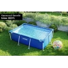 Karkaslı hovuz İntex Rectangular Frame H28271NP, göy, 260x160x65 sm, 2282 l