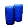 Набор стаканов Gipfel Ontario 51524, 2 шт, 430 мл, стекло, синий
