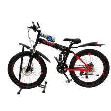 Velosiped Velocruz Velo_rd24, qırmızı/qara, ölçü 24