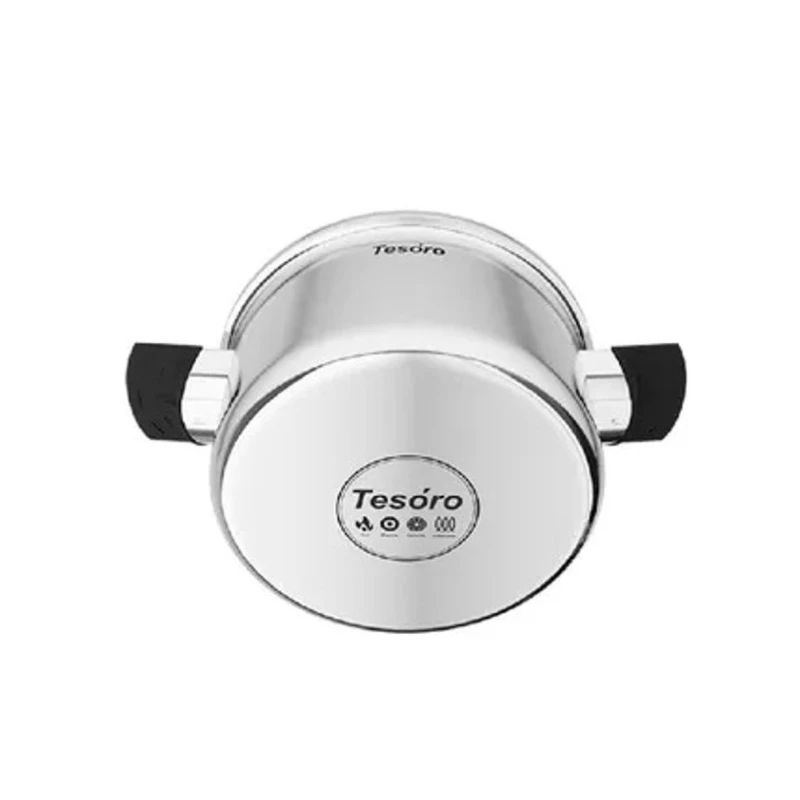 Кастрюля NMP Tesoro Siena, нержавеющая сталь, серебристая, 3.1 л