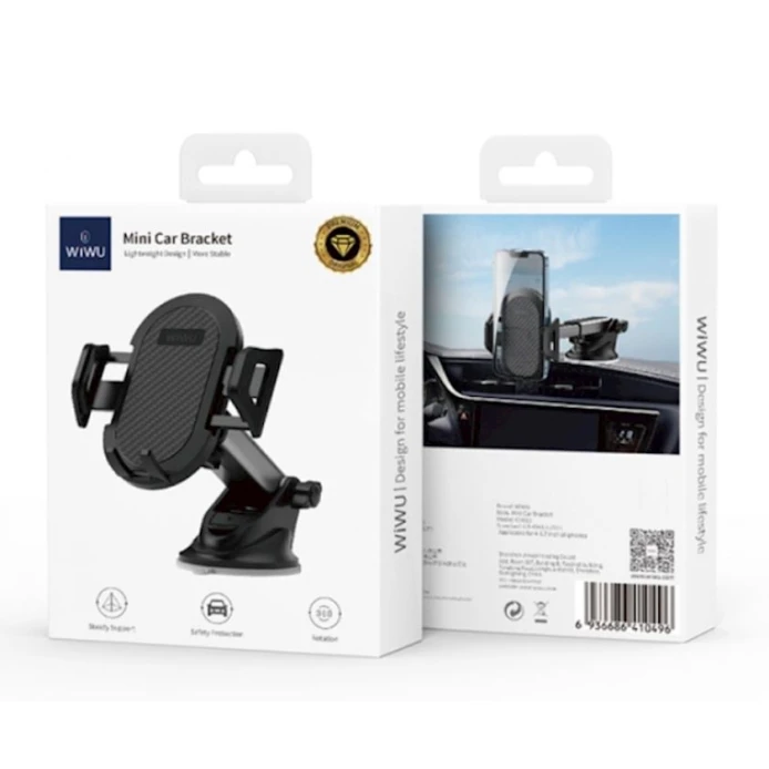 Avtomobil üçün telefon tutacağı Wiwu CH015 Black Avtomobil üçün telefon tutacağı Wiwu CH015 Black