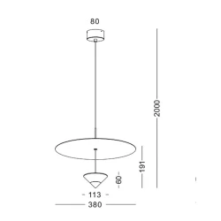 Подвесной светильник Lustore LSP401-GD
