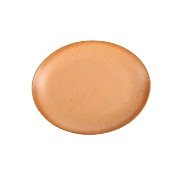 Тарелка Porland Ethos Danshari Earth 04ALM007168, оранжевая, 31 см