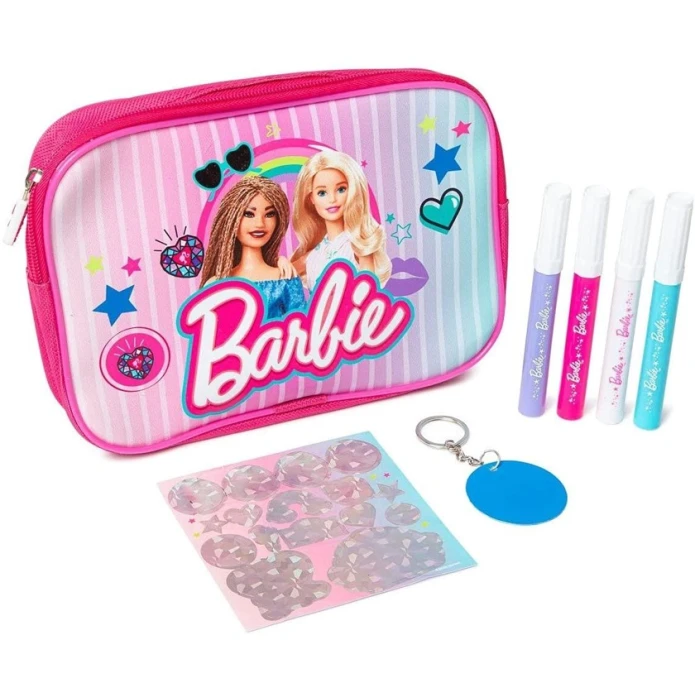 Пенал с наполнением RMS International Barbie Doodle, разноцветный Пенал с наполнением RMS International Barbie Doodle, разноцветный